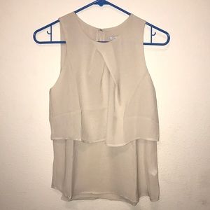 Cream colored blouse